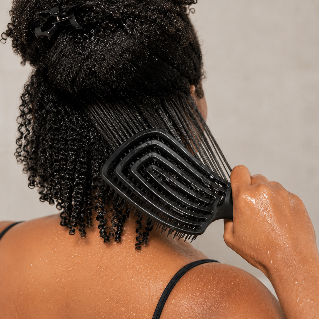 CurlMaker Flex - Flexible Detangling Hair Brush